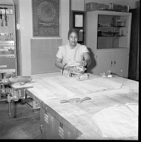 Woodcraft class, Los Angeles, 1966