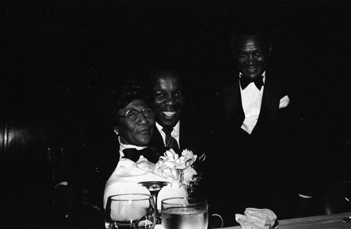 John Mack and Ella Fitzgerald, Los Angeles, 1984