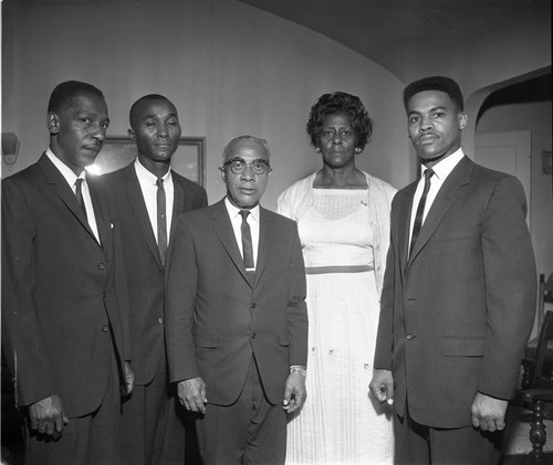 Lindsay and others, los Angeles, 1963