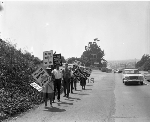 Protest, Los Angeles, 1962