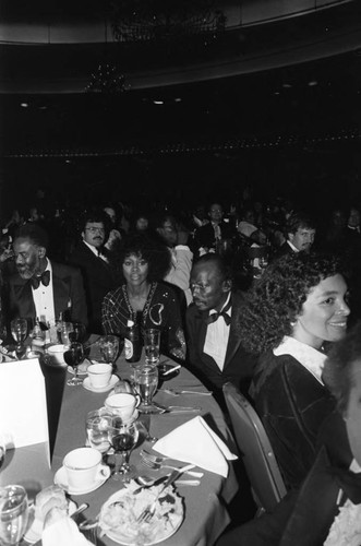 Cicely Tyson and Miles Davis attending the NAACP Image Awards, Los Angeles, 1981