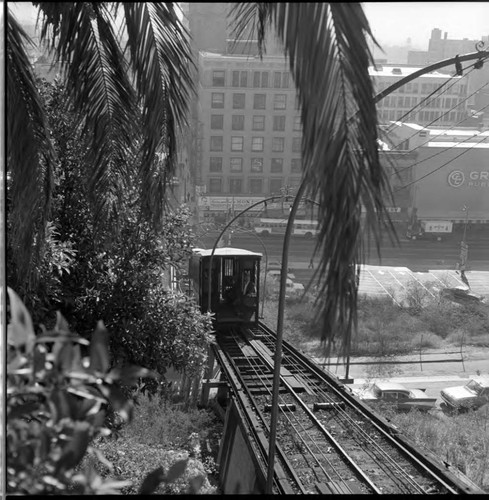 Angels Flight, Bunker Hill, Los Angeles, ca. 1969