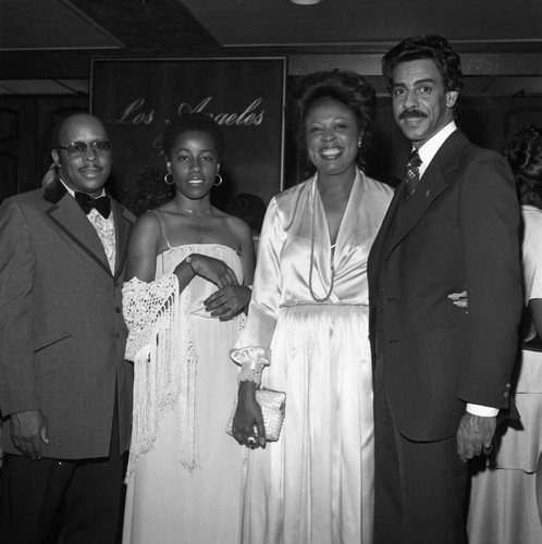 Diane Watson posing with others at the NAACP Image Awards, Los Angeles, 1978