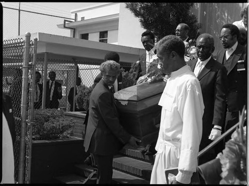 Funeral of Reverend John Branham, St. Paul Baptist Church, Los Angeles, 1984