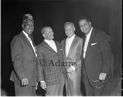 Redd Foxx at Egyptian Temple, Los Angeles, ca. 1958