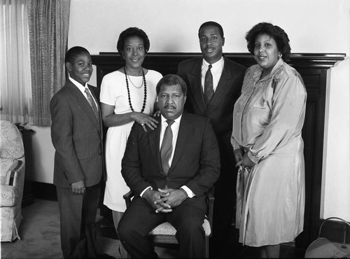 John and Lucille Holoman Family, Los Angeles, 1989