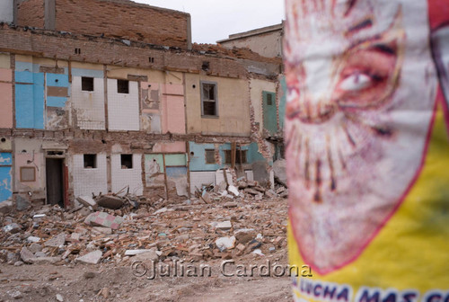 Wall of Demolished Building, Juárez, 2007