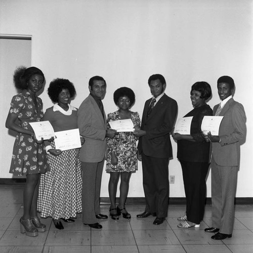 Urban League Training Center Graduation, Los Angeles, 1973