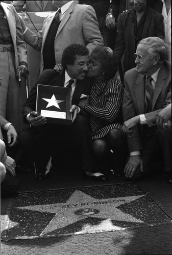 Smokey Robinson, Hollywood Walk of Fame, Los Angeles, 1983