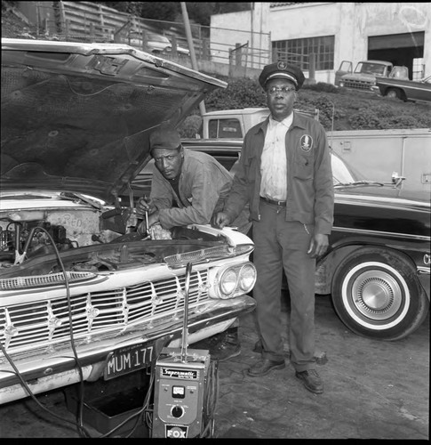 Service station, Los Angeles, 1967