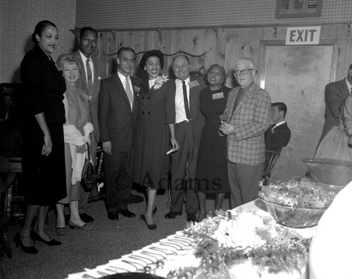 Tom Bradley and others, Los Angeles, 1960