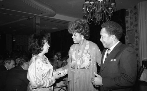 Senator Diane Watson hosts dinner, Los Angeles, 1986