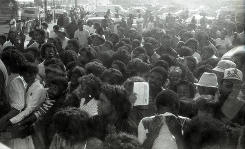 ABC Market employee recruitment, Los Angeles, 1983