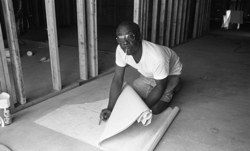 Construction site, Los Angeles, 1990