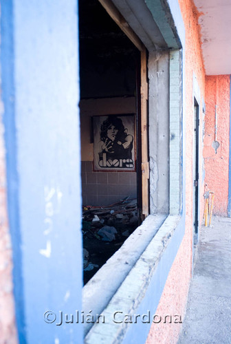 Blue Window Frame, Juárez, 2007