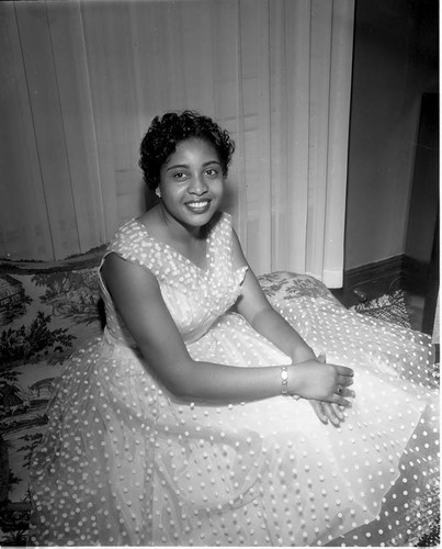 NAACP Queen, Pasadena, 1957