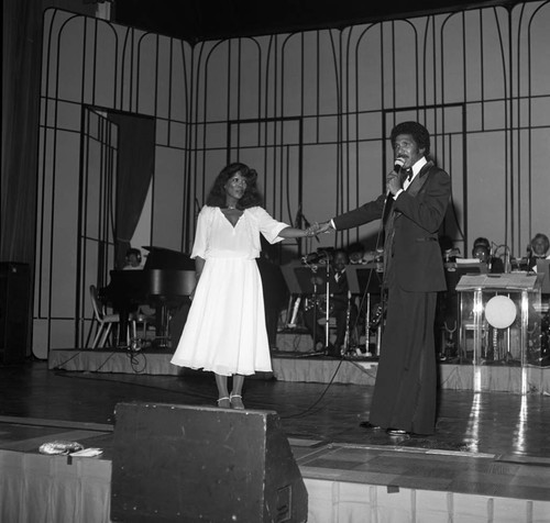 Adam Wade performing during the NAACP Image Awards, Los Angeles, 1978