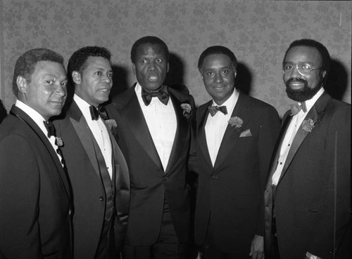 Sidney Poitier and 100 Black Men Organization, Los Angeles, 1983