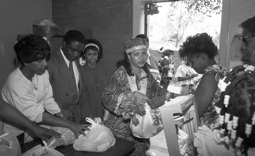 First AME Church Annual Toy Drive, Watts, 1989