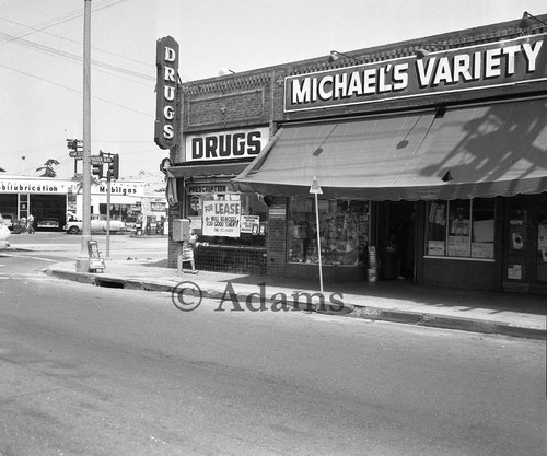 Michael's Variety Drug Store, Los Angeles, 1962