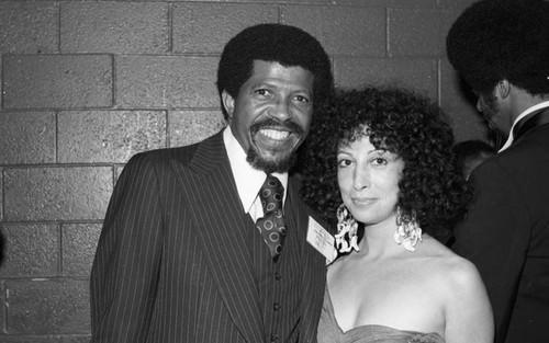 Guests posing together during the NAACP Image Awards, Los Angeles, 1978