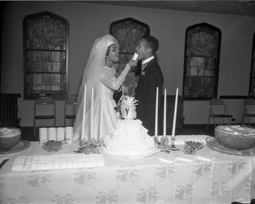 Elmarie Child's Wedding, Los Angeles, 1957