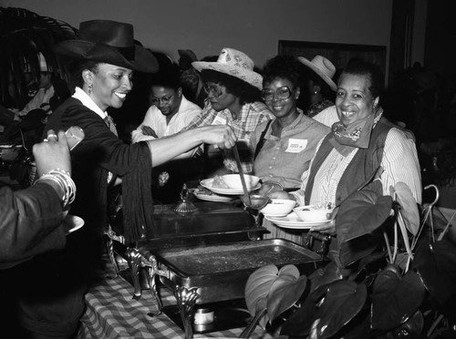 Serving Meals, Los Angeles, 1983