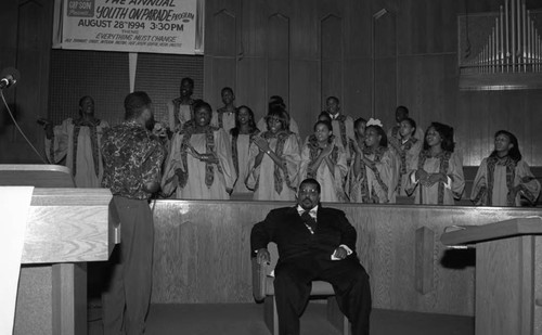 D.J. Rogers and choir, Los Angeles, 1994