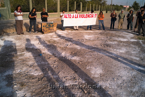 Anti-violence protest, Juárez, 2008