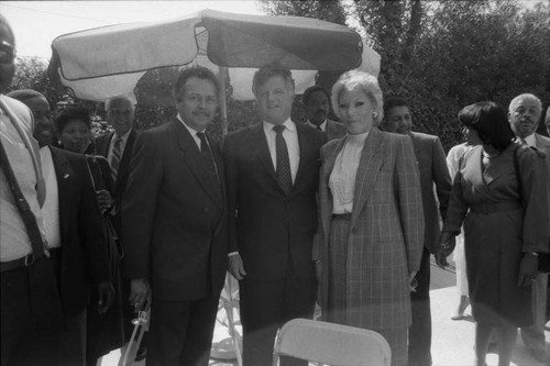 Men and Women at Outdoor Event, Los Angeles, 1986