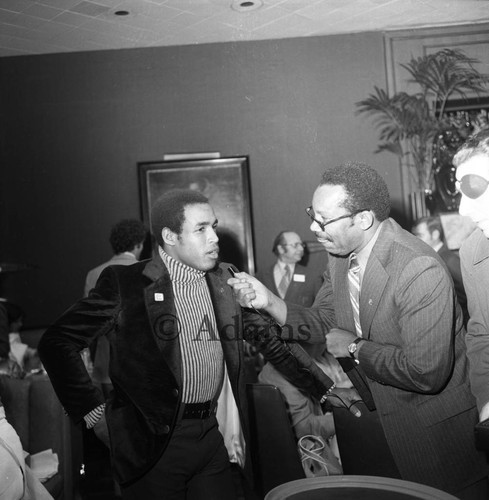 Brad Pye interviewing Anthony Davis, Los Angeles, 1972