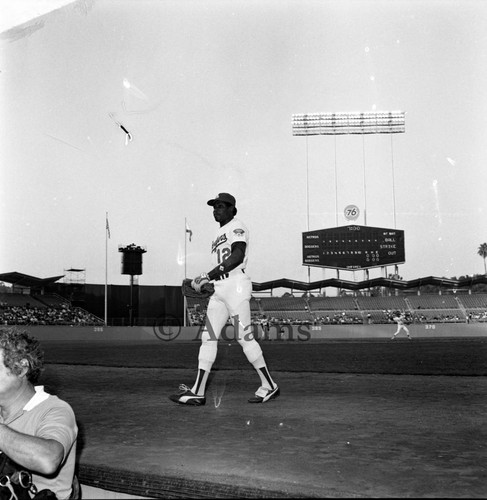 Dodger baseball players, Los Angeles, 1973