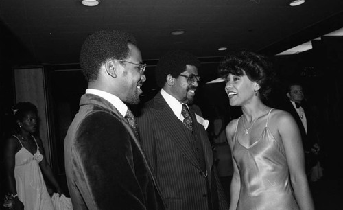 Kellee Patterson talking with guests during at the NAACP Image Awards, Los Angeles, 1978