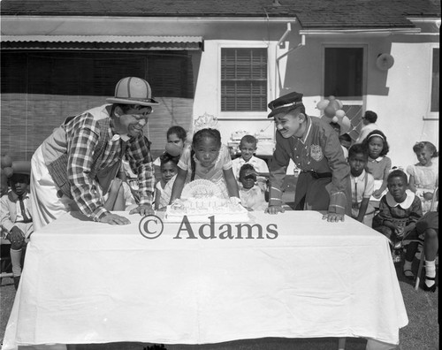 Children's party, Los Angeles, 1962