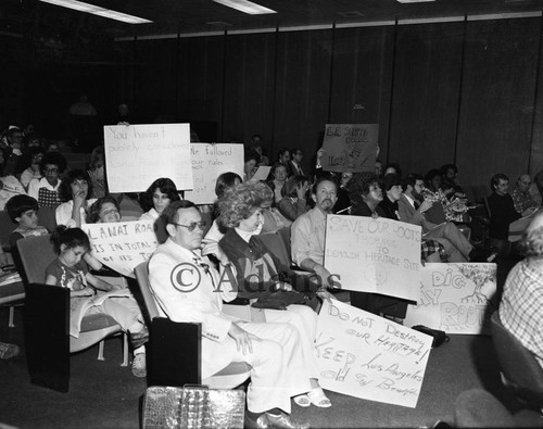 Picket signs , Los Angeles, 1977