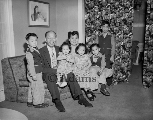 Family portrait, Los Angeles, 1955