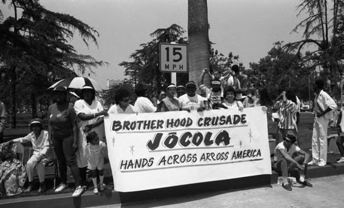 Brotherhood Crusade Hands Across America, Los Angeles, 1986