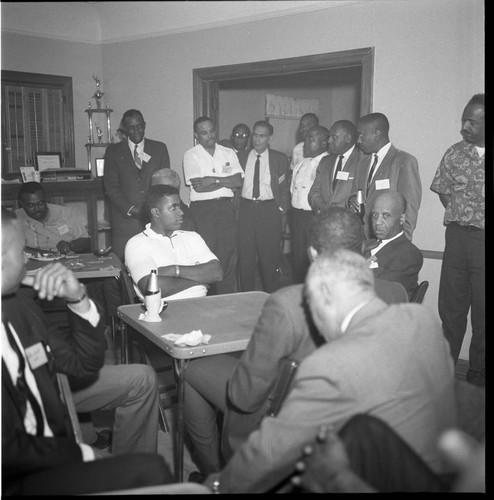 Group of men, Los Angeles, 1966