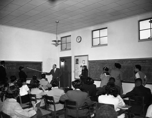 Classroom, Los Angeles, 1949