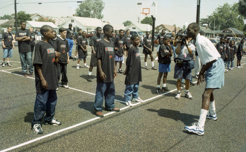 Challengers Boys and Girls Club event participants, Los Angeles, 1996