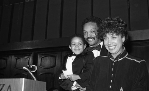 Award ceremony, Los Angeles, 1983