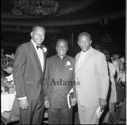 Bradley and pastor, Los Angeles, ca. 1965