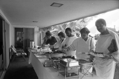 Food Buffet, Los Angeles, 1985