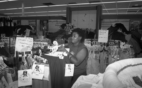 Store opening, Los Angeles, 1990