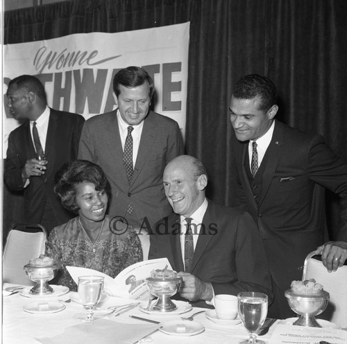 Yvonne Brathwaite Burke Banquet, Los Angeles, 1966