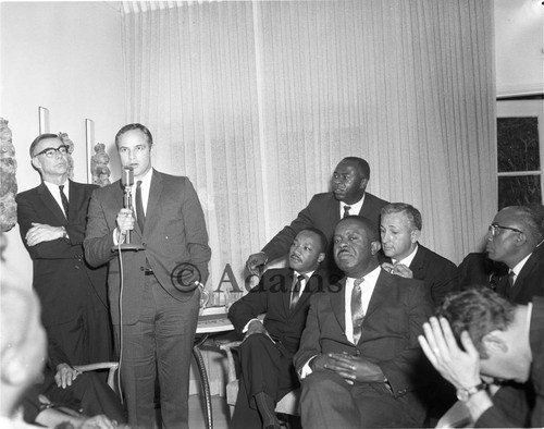 Reception after Freedom Rally, Wrigley Field, Los Angeles, 1963