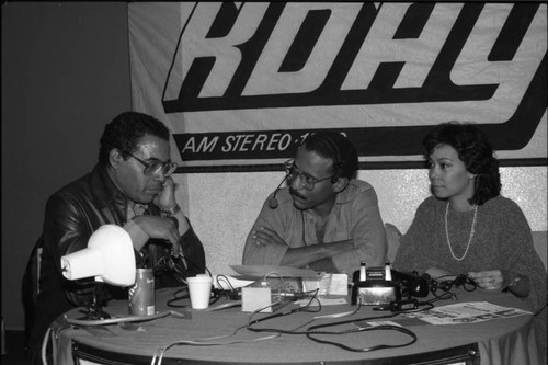 KDAY at Sickle Cell Radio-Thon, Los Angeles, 1984