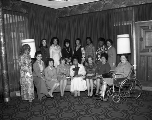 Wonderful World of Minority Women, Garden Room, Los Angeles, 1973