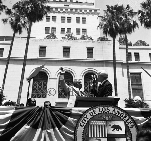 Inauguration of Tom Bradley, Los Angeles, 1973