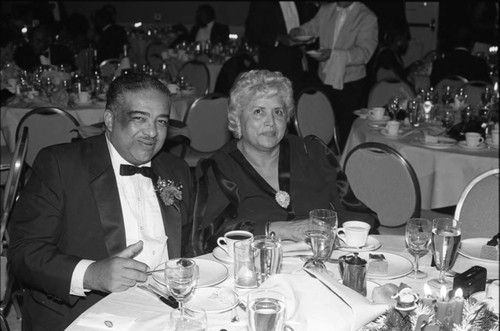 Man and Woman at Event, Los Angeles, 1986